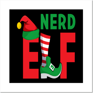 Nerd Elf Posters and Art